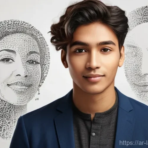 Home 17 언어 교육에서의 말하기 향상법 - **Prompt:** A young adult (male or female, diverse appearance with warm, friendly eyes), confidently...