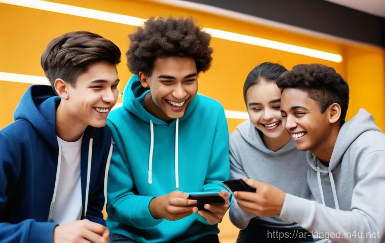 언어 교육에서의 디지털 교육 - **Prompt 2: Immersive VR Language Exploration**
    "A dynamic, medium shot capturing three diverse ...